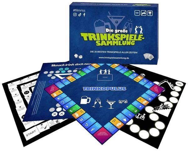 Giochi: Die grosse Trinkspielesammlung (20 Trinkspiele) – Nuovo e nell'imballaggio originale da Oensingen venduto da Liquidations-Shop