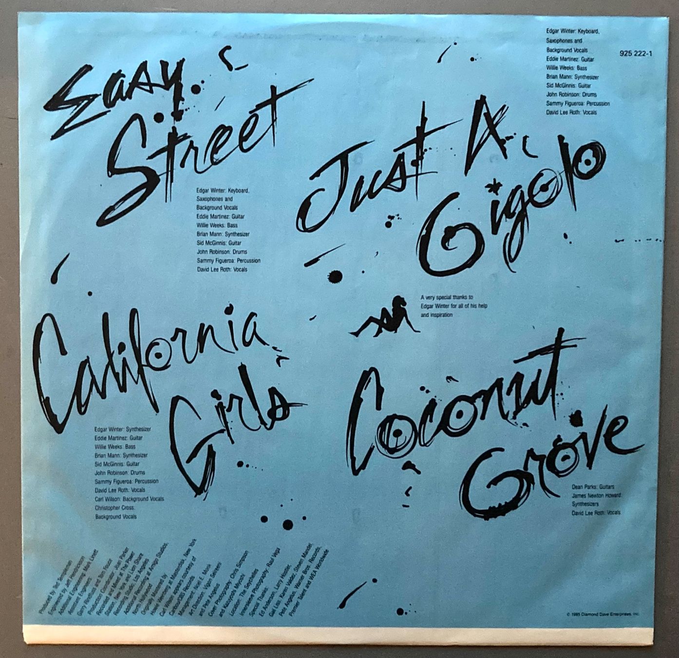 Dischi in vinile: DAVID LEE ROTH - CRAZY FROM THE HEAT – Usato da Poliez-Pittet venduto da Newtown-Records 2