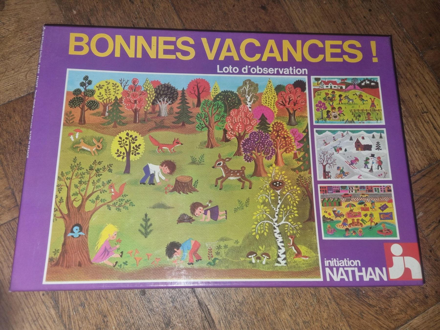 Giochi: Jeu vintage "Bonnes Vacances!" Nathan complet – Usato da Fribourg venduto da jarmilka