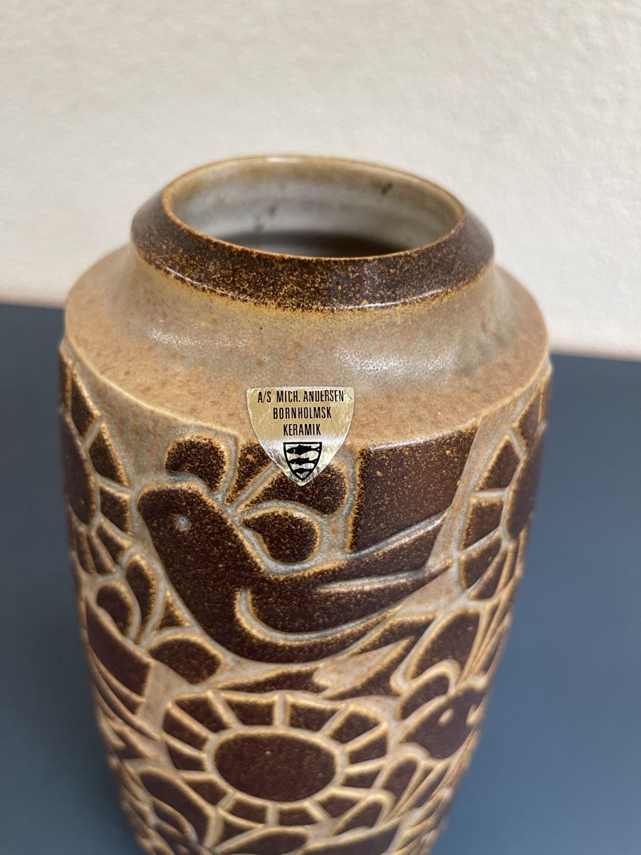 Vasi & Recipienti: Michael Adersen & Son Vase, vintage Design, braun – Usato da Bonstetten venduto da usgsuechts_vintage 1
