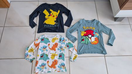 Pokemon Kleiderpaket - Grösse 122