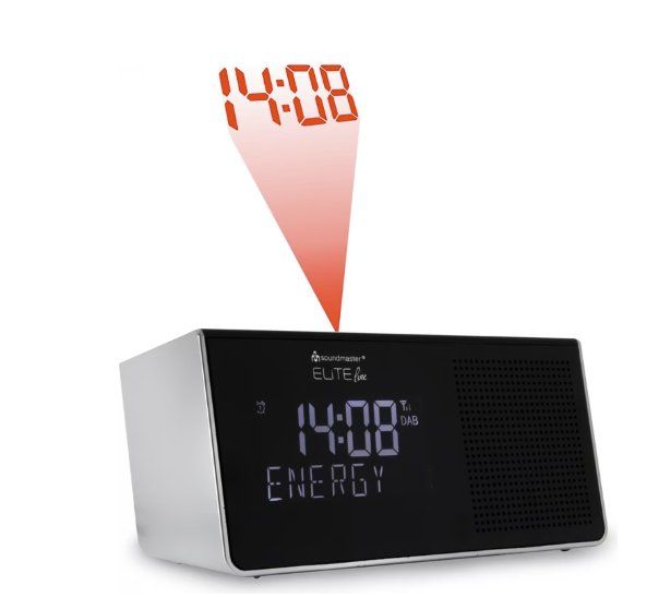 Sveglie: Soundmaster UR8200SI Réveil à projection DAB – Usato da Nyon venduto da Redlime 3