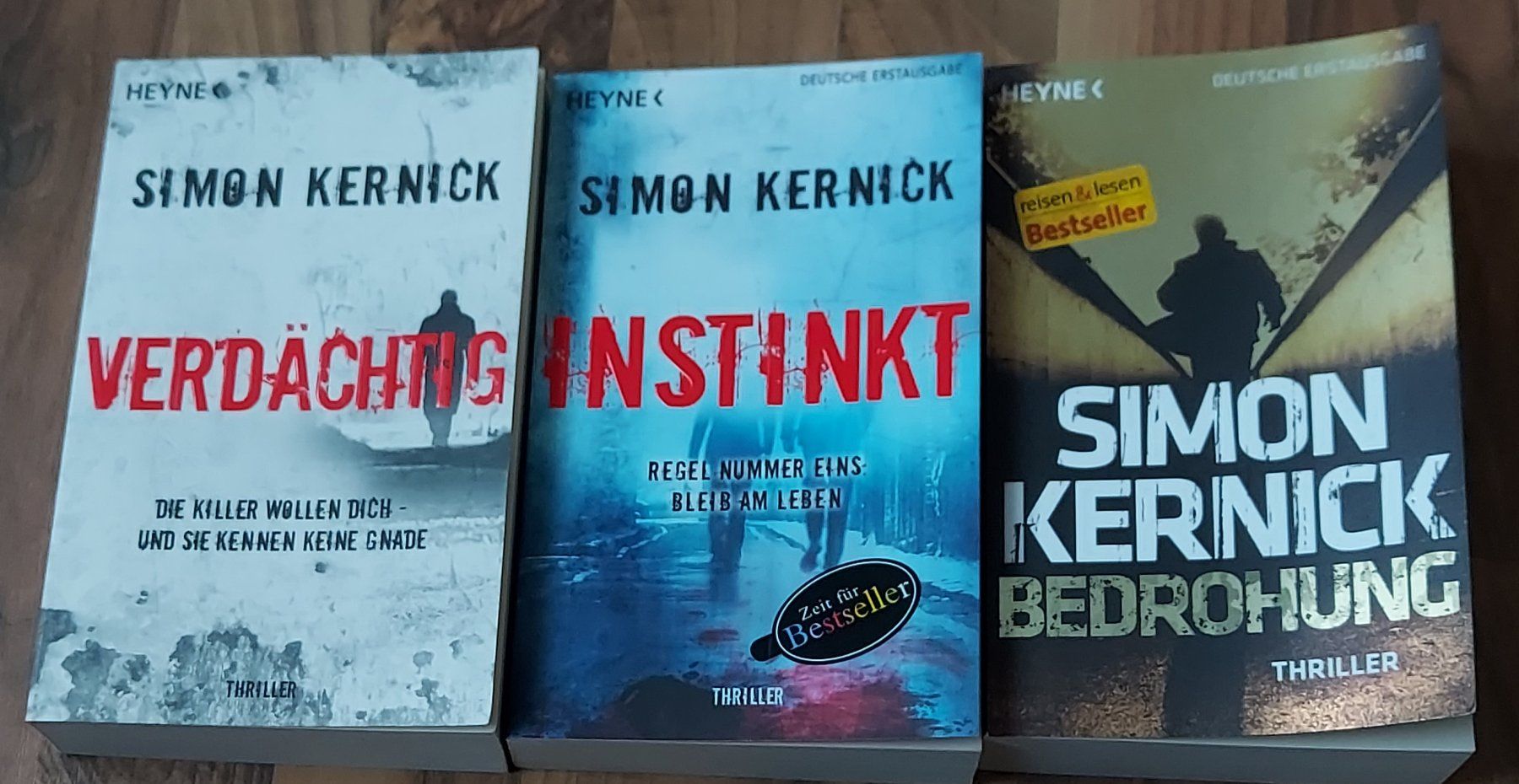 Livres: 3X SIMON KERNICK – D'occasion à Steckborn par Quo7