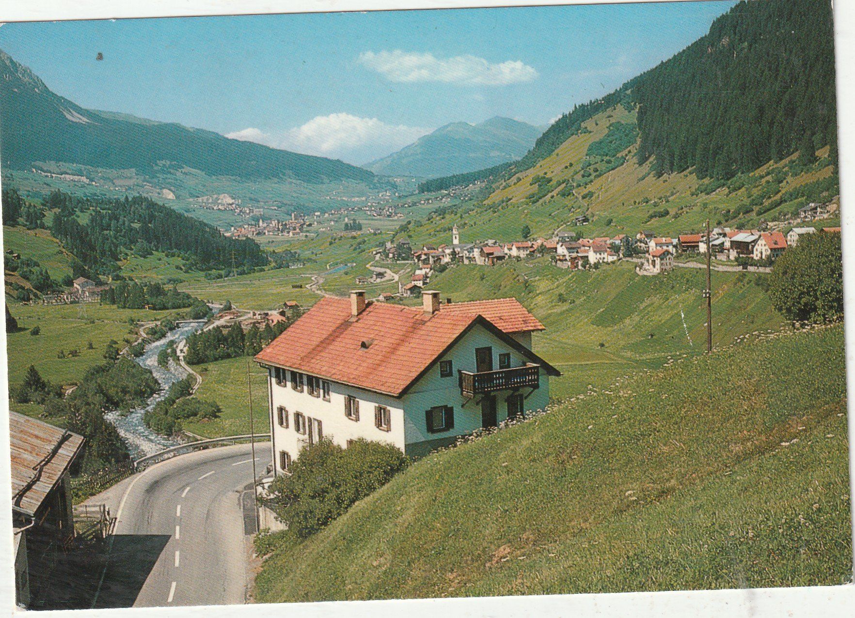 Cartes postales: Tinizong an der Julierroute – D'occasion à Lumbrein par made02