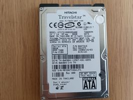 4x 2.5" SATA Harddisks, 80-160GB, Hitachi Seagate WD