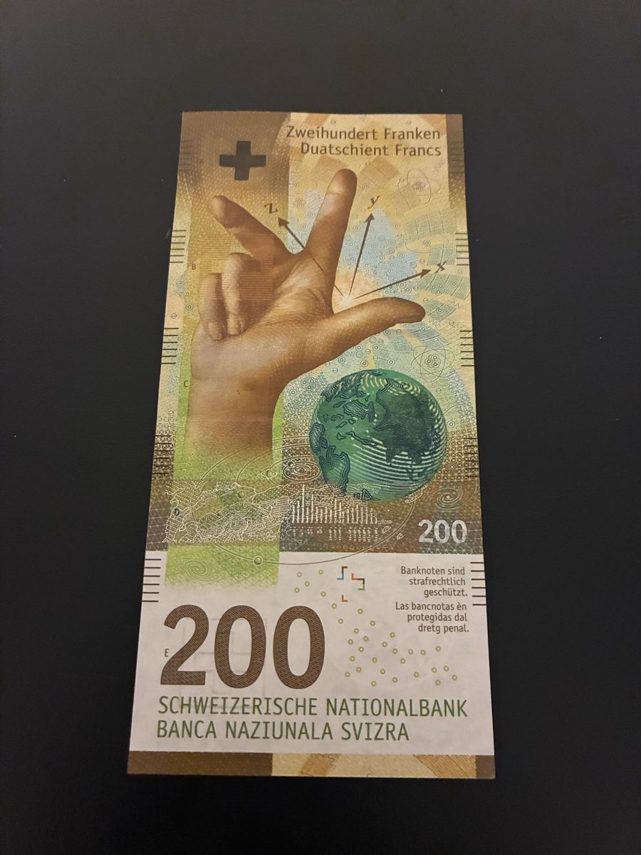 Banconote: 200 Franken tief Nummer  – Nuovo (secondo la descrizione) da Dällikon venduto da Woldbanknoten 2
