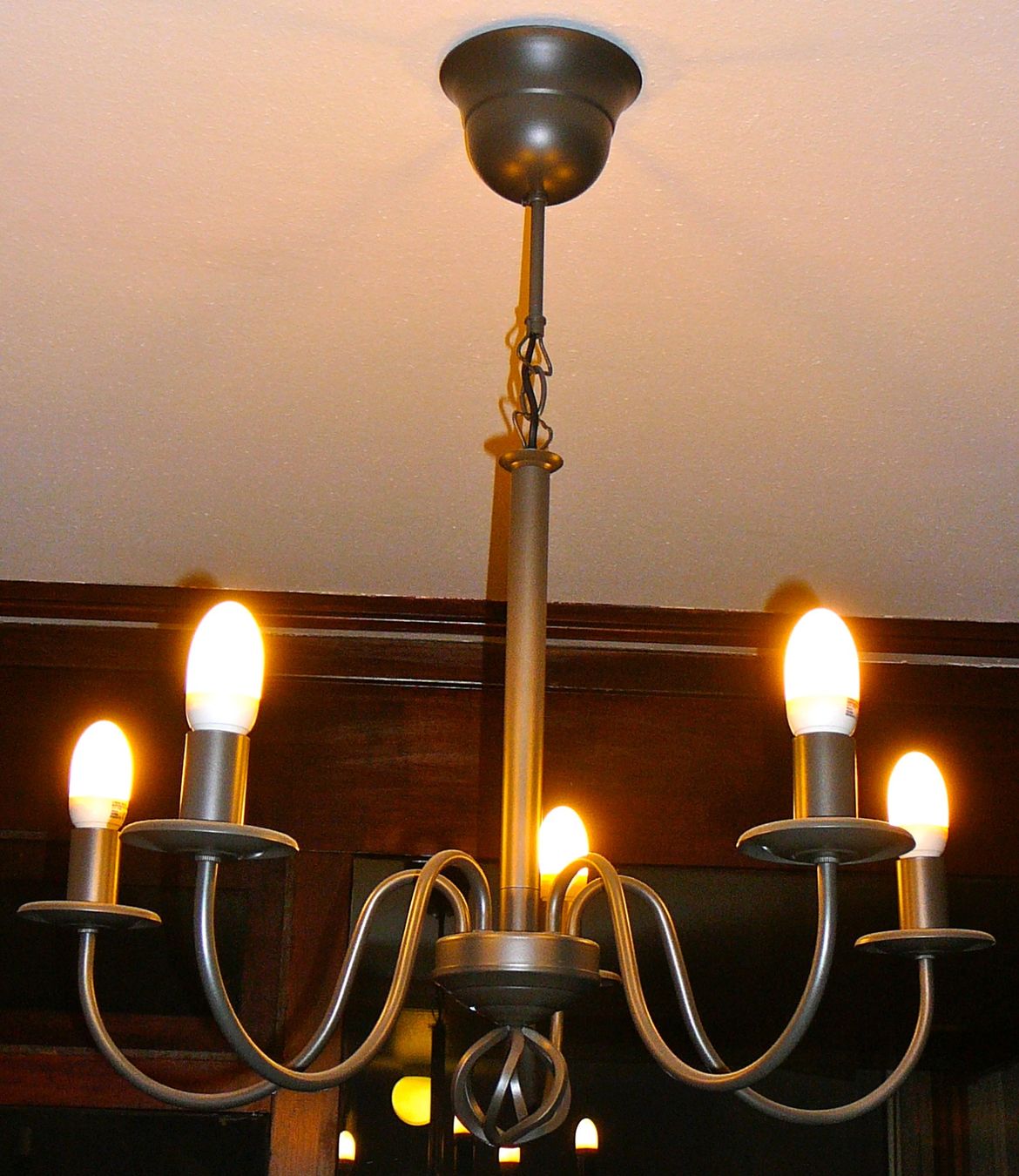Ikea Lampadari & plafoniere: Lustre / suspension 5 bras / chandelier – Usato da Le Lignon venduto da davidyesdavid