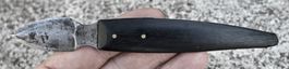 antikes Ledermesser / Zuschneidemesser von Bleuler A. Zurich