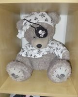 Kuscheltier Piratenbär sucht neues Zuhause, Grau, Top!