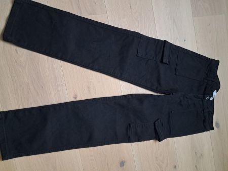 Schicke Mango Cargohose, Schwarz, Gr. 34-XXS - Top Zustand!