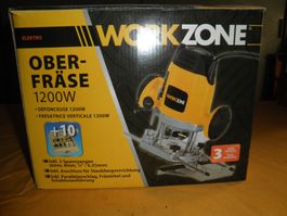Oberfräse 1200W, Workzone. Wie neu. Nur einmal gebraucht