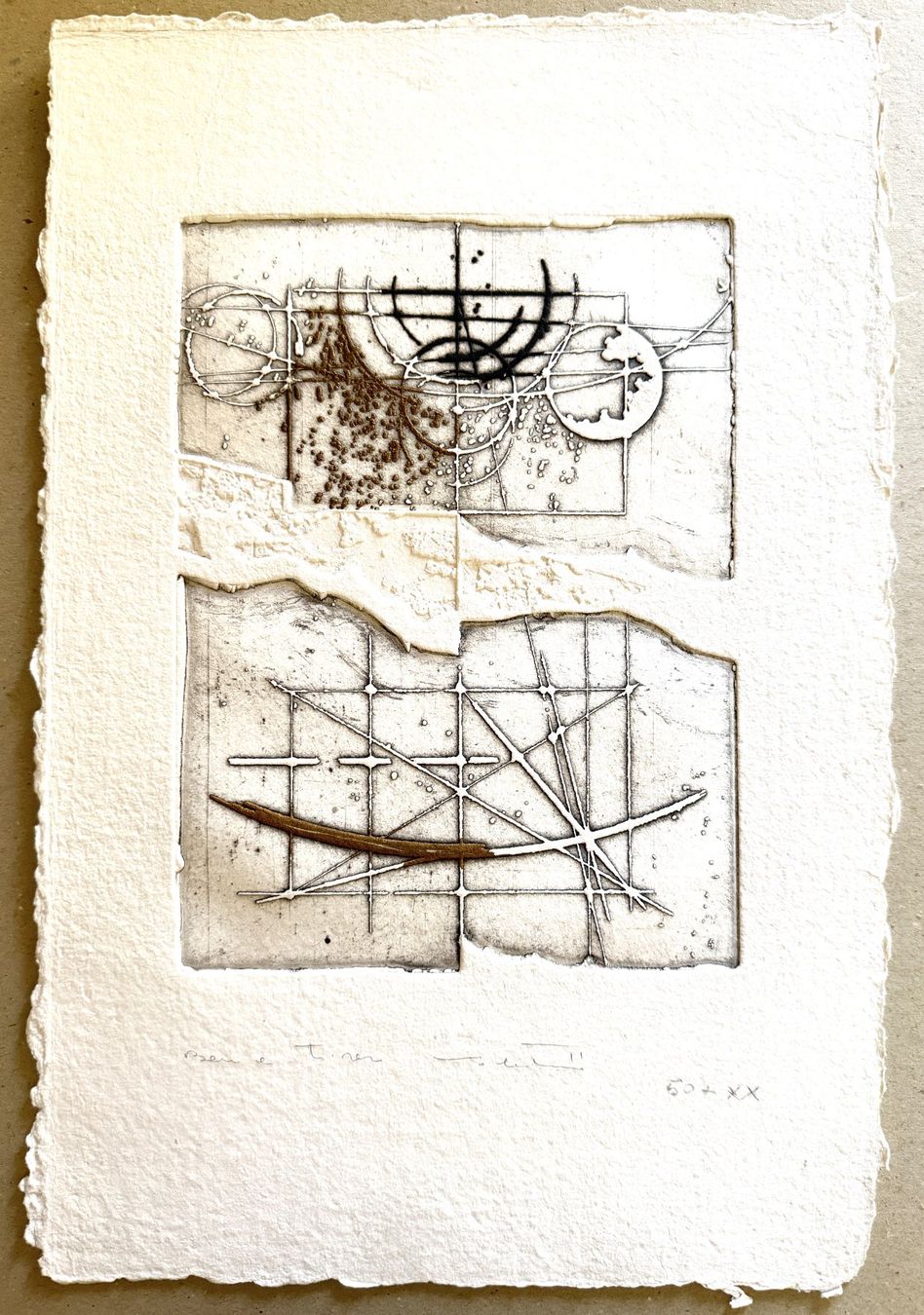 Stiche: WALTER VALENTINI (1928-2022)  -  Untitled  -  Etching – Neu (gemäss Beschreibung) aus Ponte Tresa von 11GalleriaAlterEgo11 1