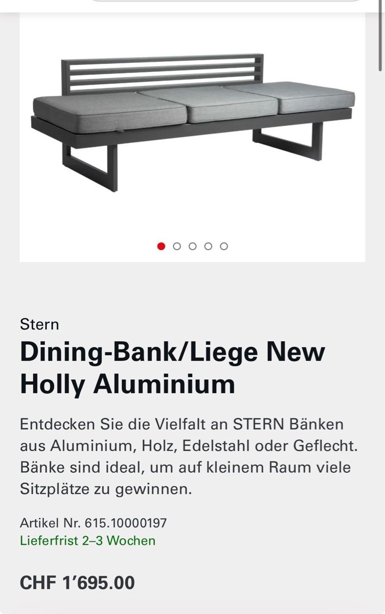 Liegen & Liegestühle: Bank/Liege – Gebraucht aus Muttenz von sey_k9lq