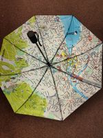 Kartenschirm mit Stadtplan von Zürich /Regenschirm Fabrikneu