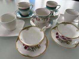 7 coole Cappuccino Tassen (Porzellan)