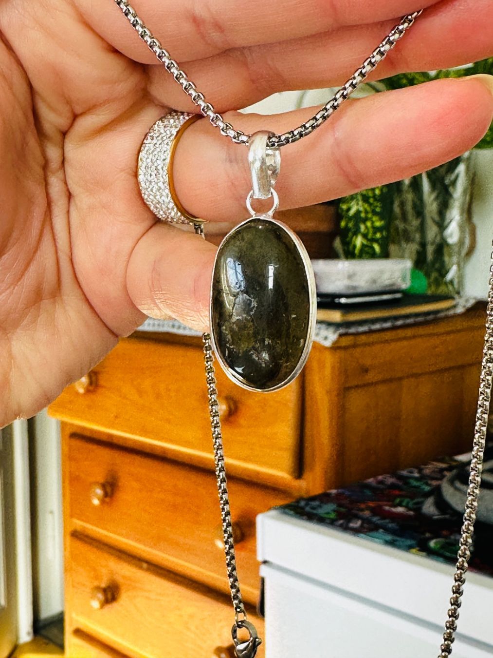 Catenine: Labradorite necklace – Nuovo e nell'imballaggio originale da Genève venduto da AGBERG 5