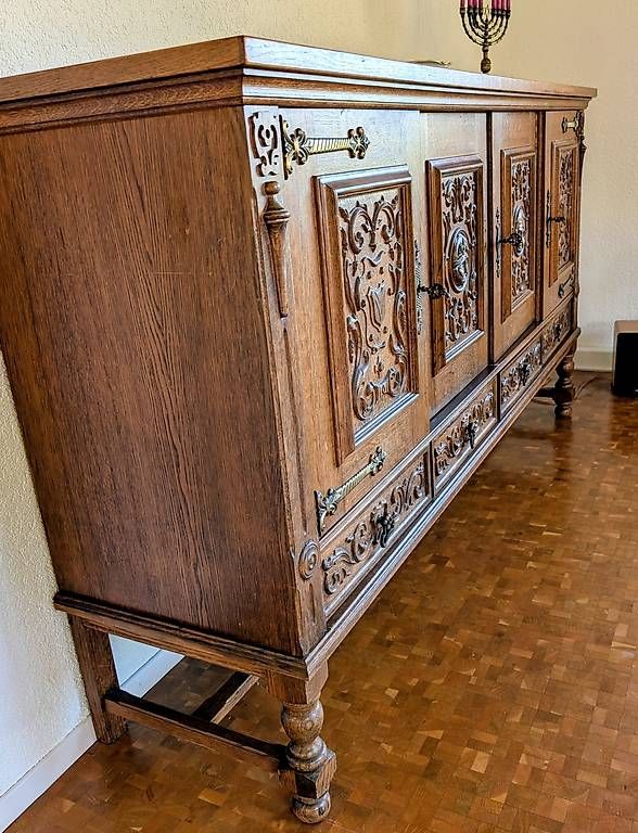 Credenze: Grand buffet bas style Henri II  Chêne massif – Usato da Denges venduto da jon_6ccw 2