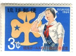 Briefmarke "Pfadfinder". Japan