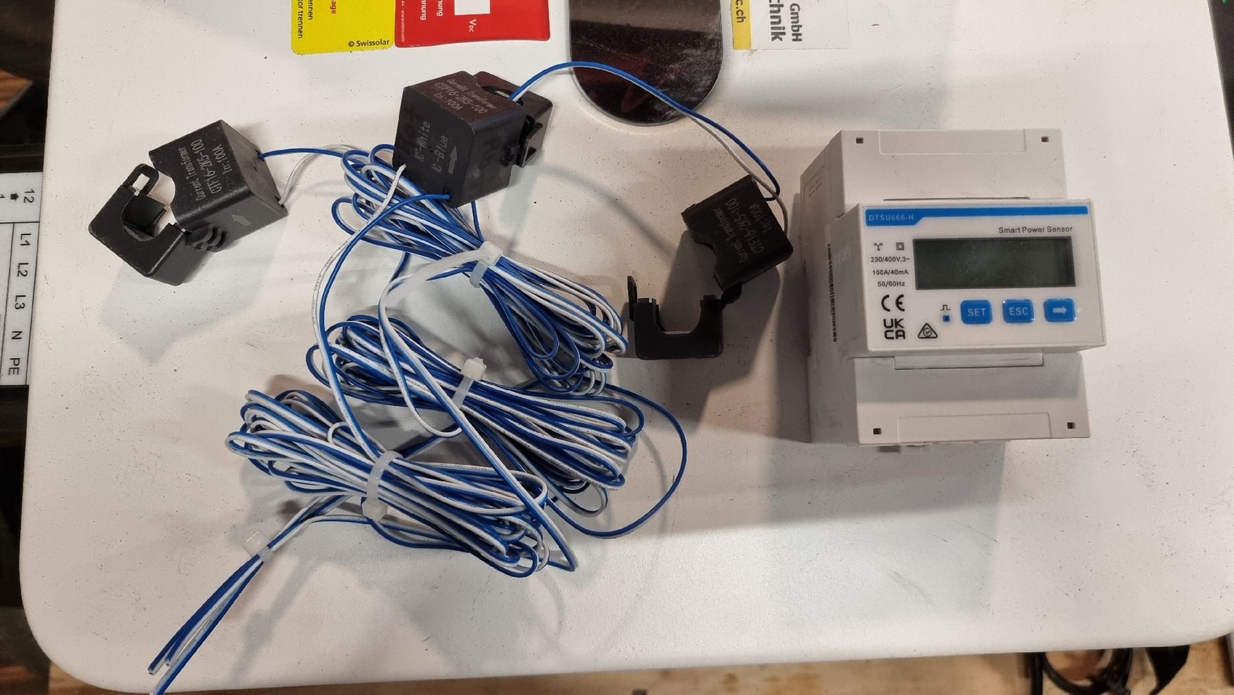 Huawei Componenti elettronici: Smart Power Sensor Chint DTSU666-H mit Wandlern 100A – Usato da Galgenen venduto da Gaebe95