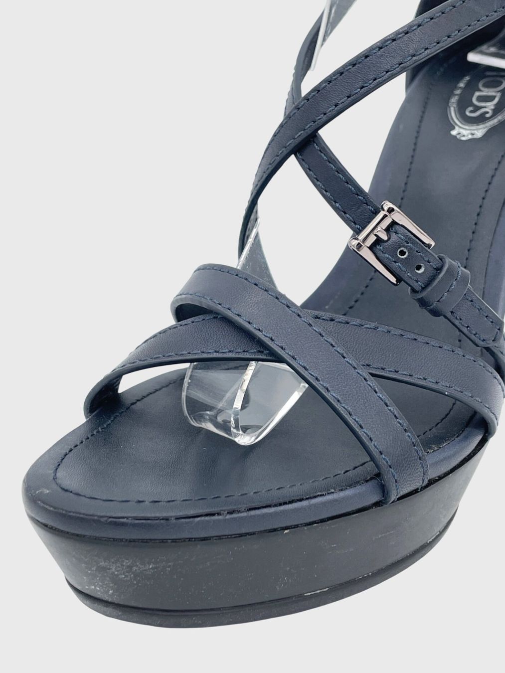 Tod'S Damenschuhe: Tod's Platform Sandale mit Absatz EU 36 Blau – Gebraucht aus Zürich von shoe_shop 5