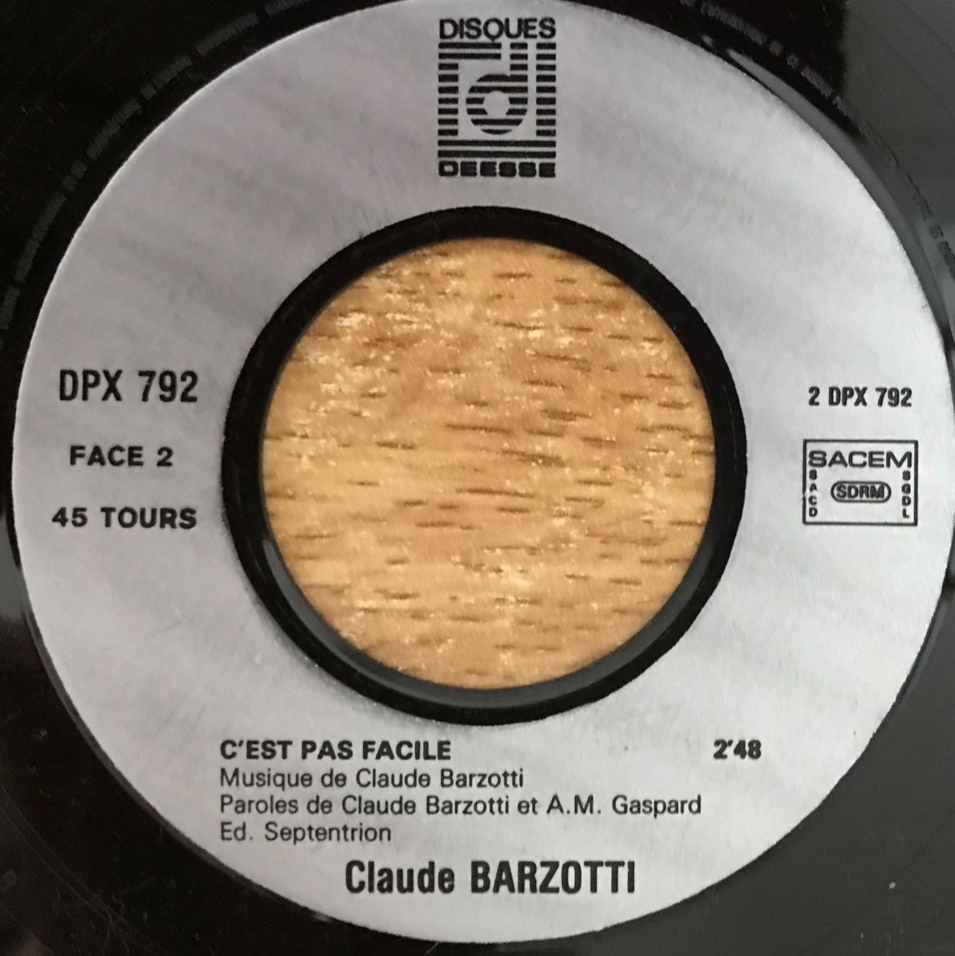 Schallplatten: CLAUDE BARZOTTI - MADAME – Gebraucht aus Bussigny von vinyl-pas-cher 3