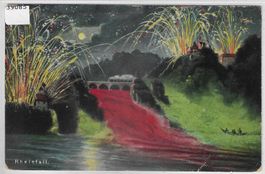 Rheinfall mit Feuerwerk