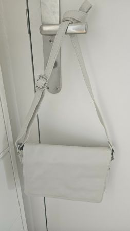 Ledertasche ecru