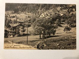 Ansichtskarte Les Marécottes Wallis 1920 Chalet Fontaine