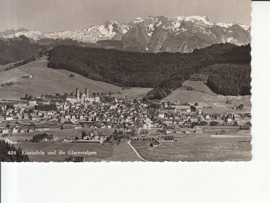 Cartoline postali: Einsiedeln 1957 – Usato da Bürglen TG venduto da StampGraf