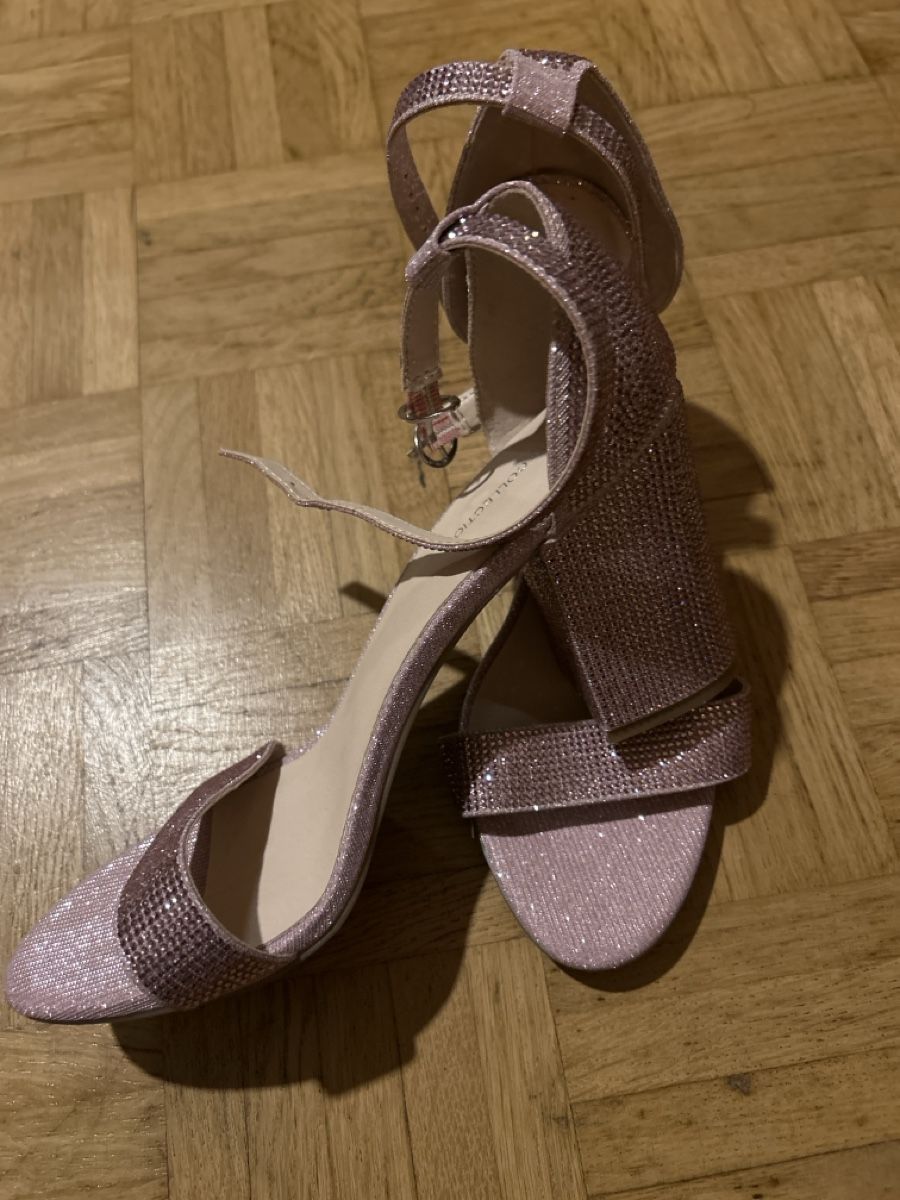 Scarpe da donna: rosa glitzer Sandale – Nuovo (secondo la descrizione) da Zürich venduto da alv_pqz2 1