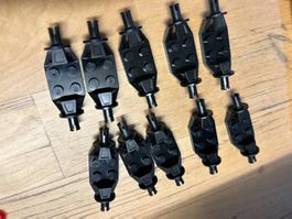 LEGO 10x Achsenplatte (47720)
