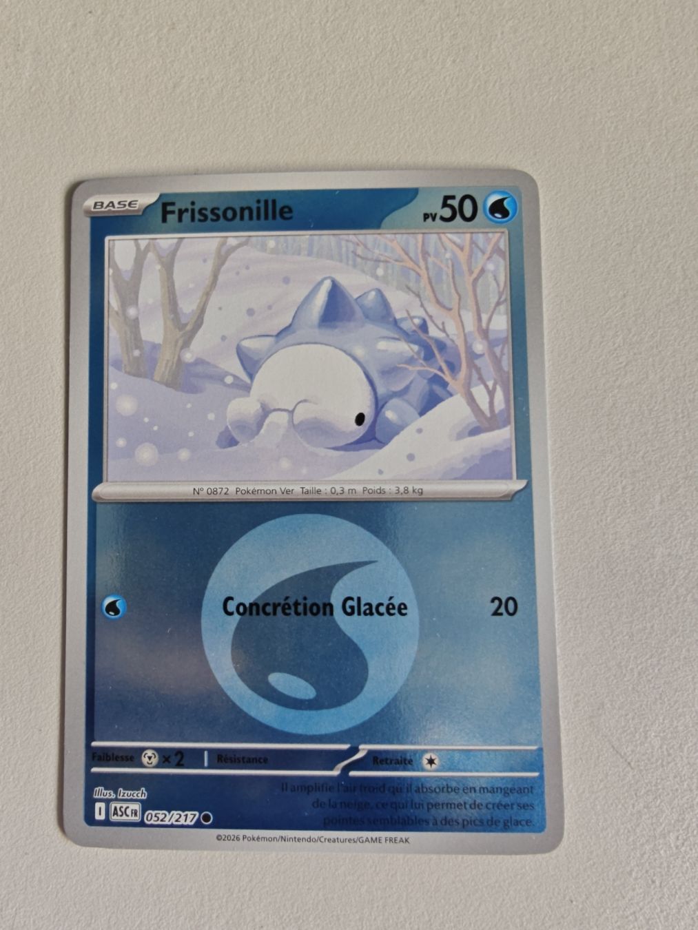 Pokémon Sammelbilder & Trading cards: Frissonille Reverse (052/217) Héros Transcendants - ASC fr – Gebraucht aus Cormondreche von pajojo