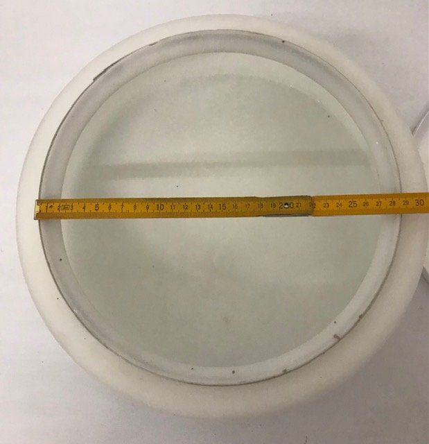 Lampadari & plafoniere: grosse runde Decken- oder Wandlampe aus Glas – Usato da Zürich venduto da gigimai67 4