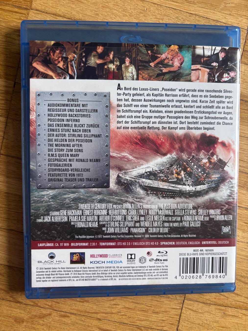 Tutti i DVDs: POSEIDON INFERNO (1972). Bluray. -2 Discs- – Usato da Basel venduto da san_2qlq 1