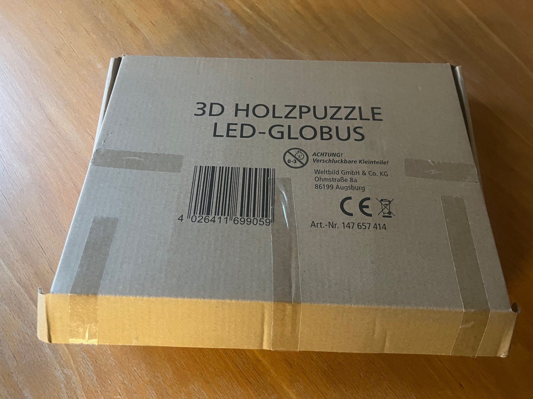 Altro in Decorazioni & Accessori: 3D Holzpuzzle LED-Globus – Nuovo (secondo la descrizione) da Zürich venduto da Klawitter 5