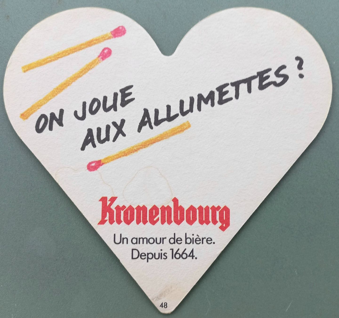 Untersetzer: Bierdeckel - Kronenbourg - F – Gebraucht aus Niederuzwil von lubimaja