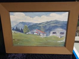 HUILE SUR TOILE SIGNÉE ET DATÉE 1917