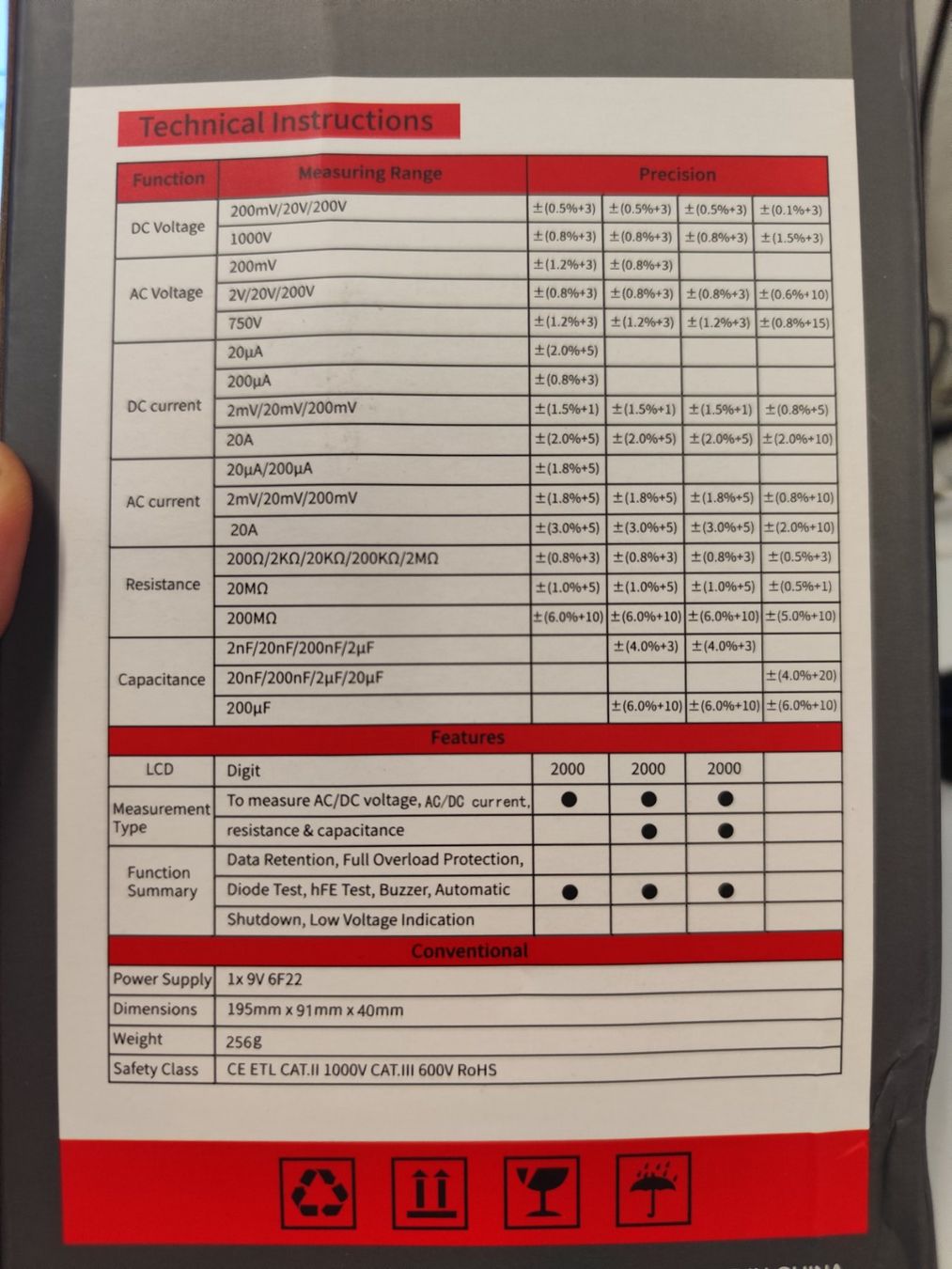 Messen: Multimeter neu verpackt – Neu und originalverpackt aus Schönenwerd von gagau 4