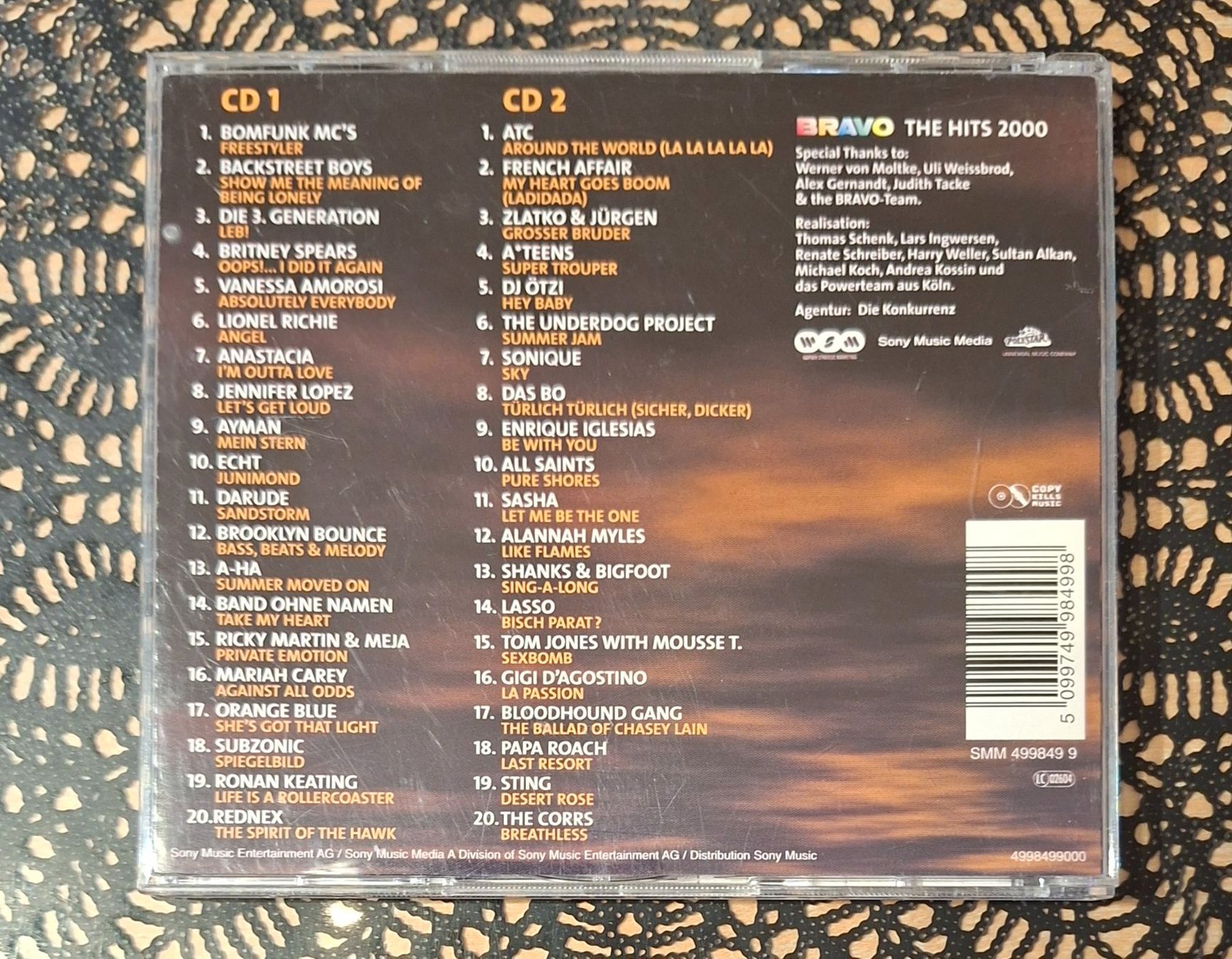 CDs: Bravo Hits - The Hits 2000, 2CD Hit Compilation Sampler 2000 – D'occasion à Amriswil par Celini3 1