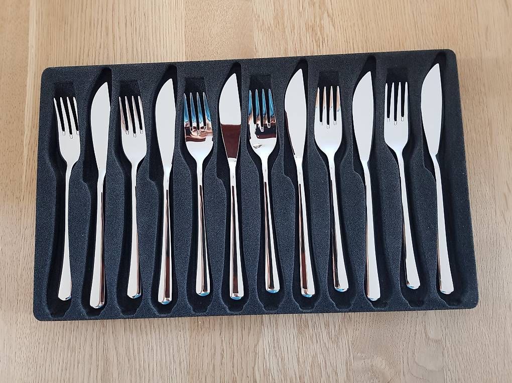 Set di posate: Fischbesteck – Nuovo e nell'imballaggio originale da Thusis venduto da Zappelbina 2