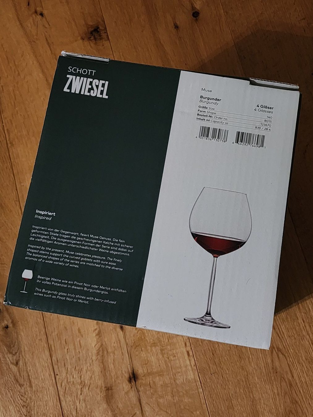 Zwiesel Bicchieri: Schott Zwiesel Rotweingläser - 4 Stück – Nuovo e nell'imballaggio originale da Siebnen venduto da TomLauVau