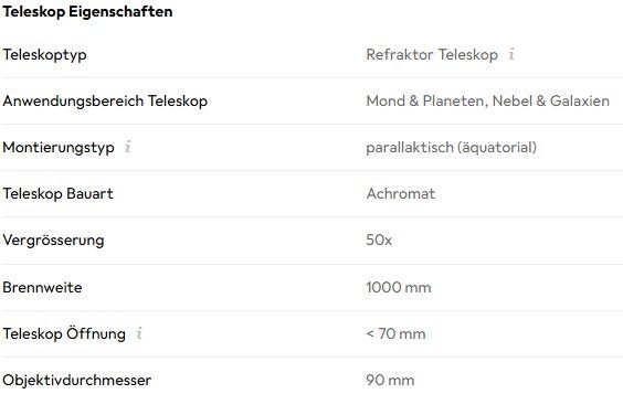 Celestron Telescopi: Celestron Astromaster 90 EQ Refraktor – Usato da Münchenstein venduto da Sapaelna 5