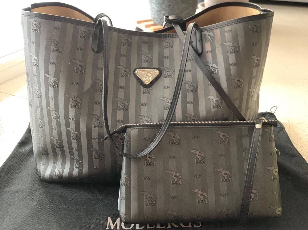 VINTAGE MAISON MOLLERUS SHOPPER BAG inkl. CLUTCH (Gebraucht) in Horgen ...