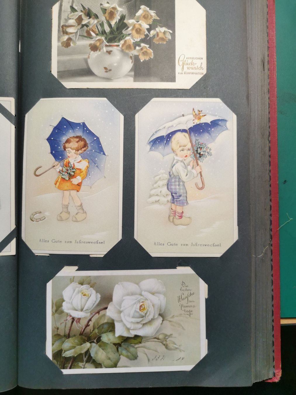 Cartoline postali: Kitschkarten  Sammlung   Neujahr   Kinder  Karten – Usato da Rheineck venduto da kat_7gld 1