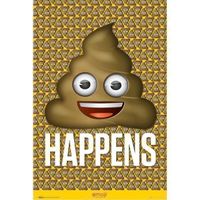 Poster Emoji Shit Happens
