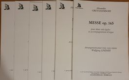 6 x Messe Gretchaninoff neue Noten!