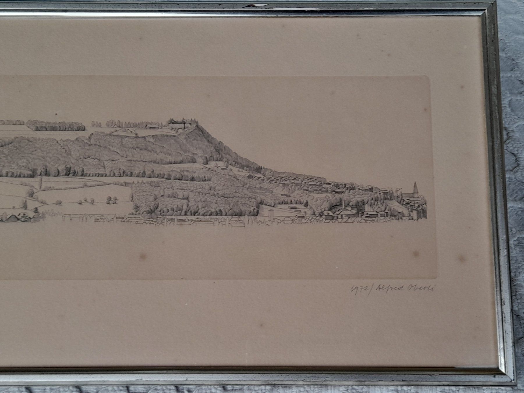 Tableaux: Radierung  Alfred Oberli  GURTEN  1972 – D'occasion à Thun par Treff.....e 4