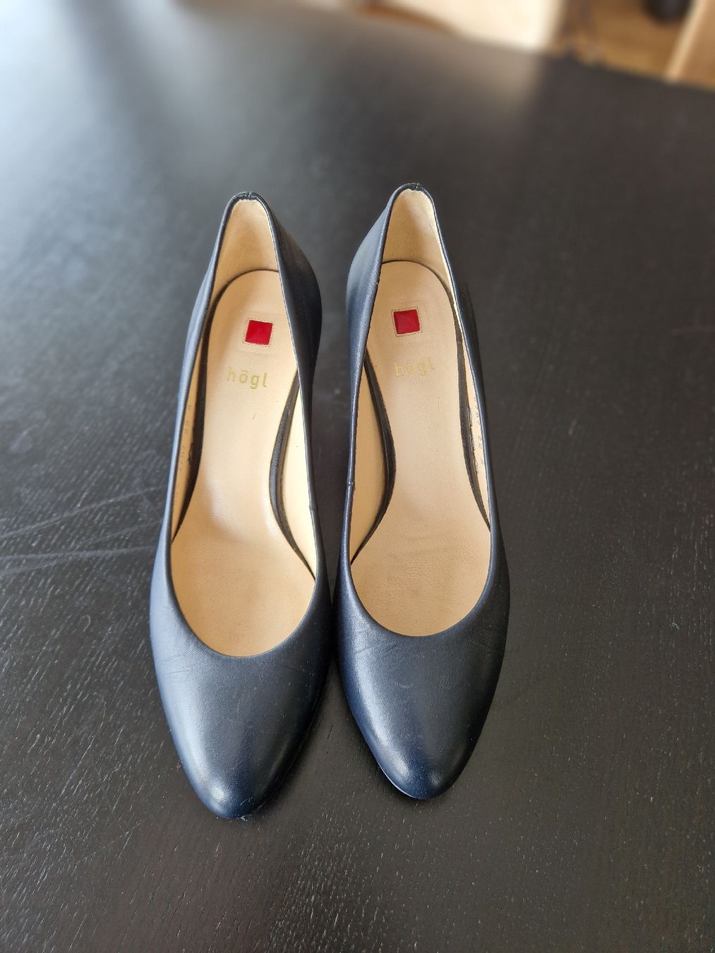 Högl Scarpe da donna: Pumps Högl G.38 dunkelblau Leder – Usato da Oberbipp venduto da aitim 2