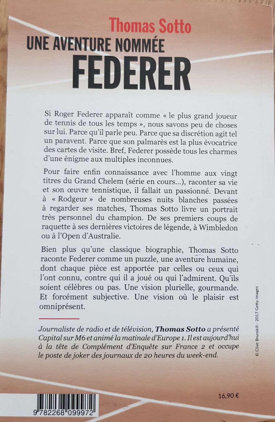 Libri: Livre Une aventure nommée Federer – Usato da Le Mouret venduto da Pantini 2