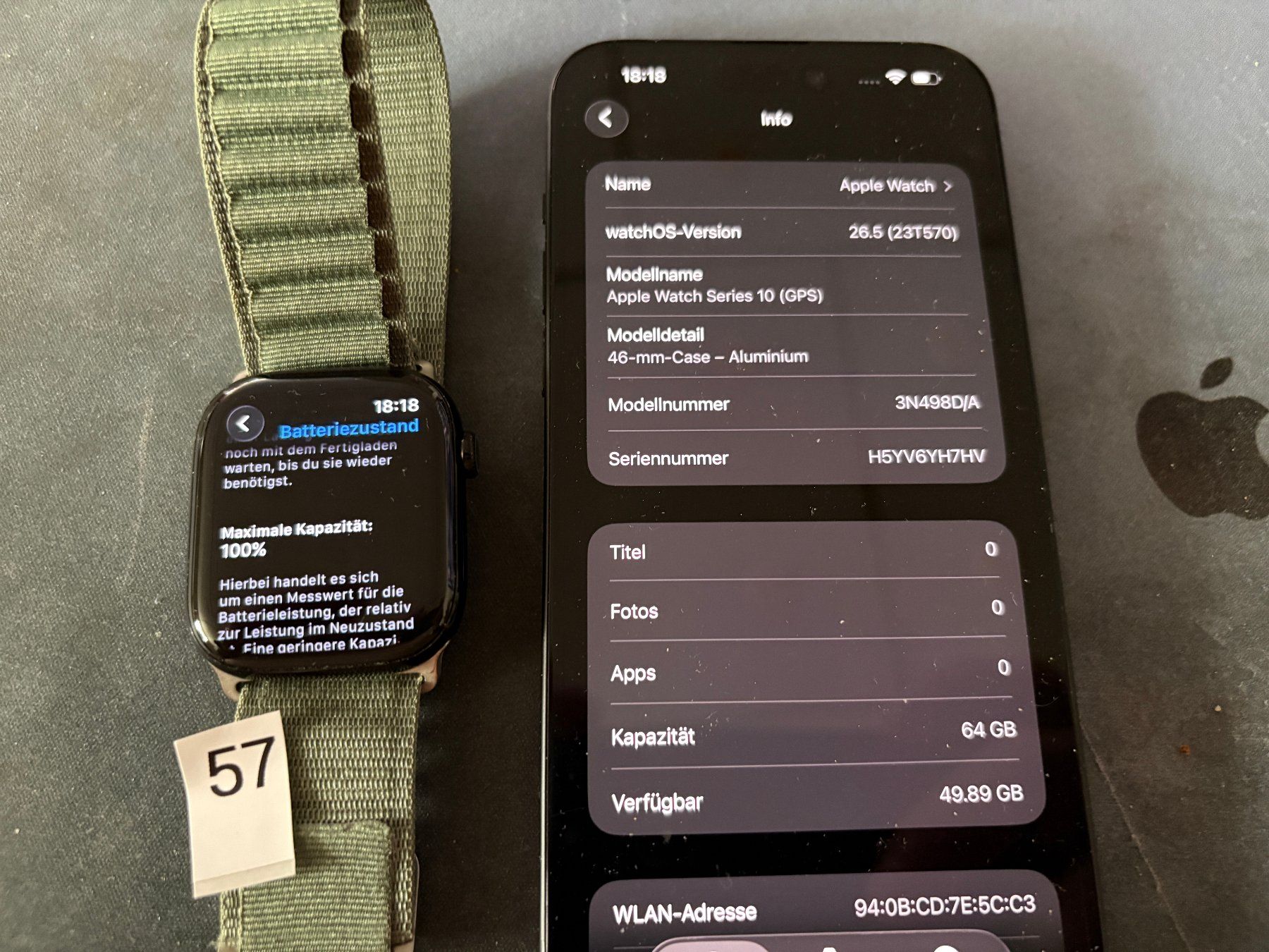 Apple Smartwatch: Apple Watch 10 GPS+Cellular  Aluminium 46mm#57 – Usato da Au SG venduto da bah_6f5w 4